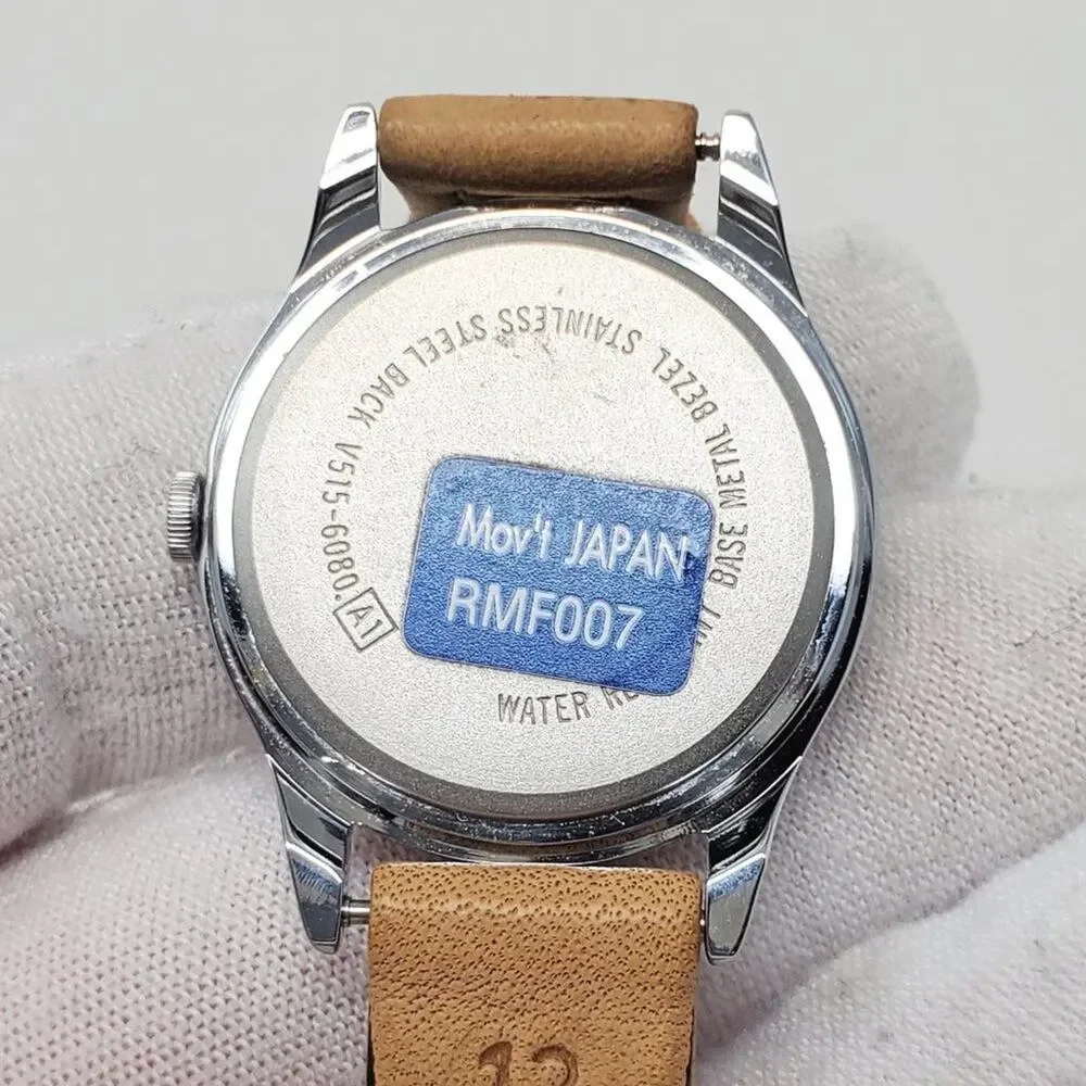 Disney X Lorus Mickey Mouse Vintage Watch with Tan Band